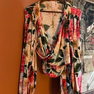 Dolce & Gabbana floral silk blouse